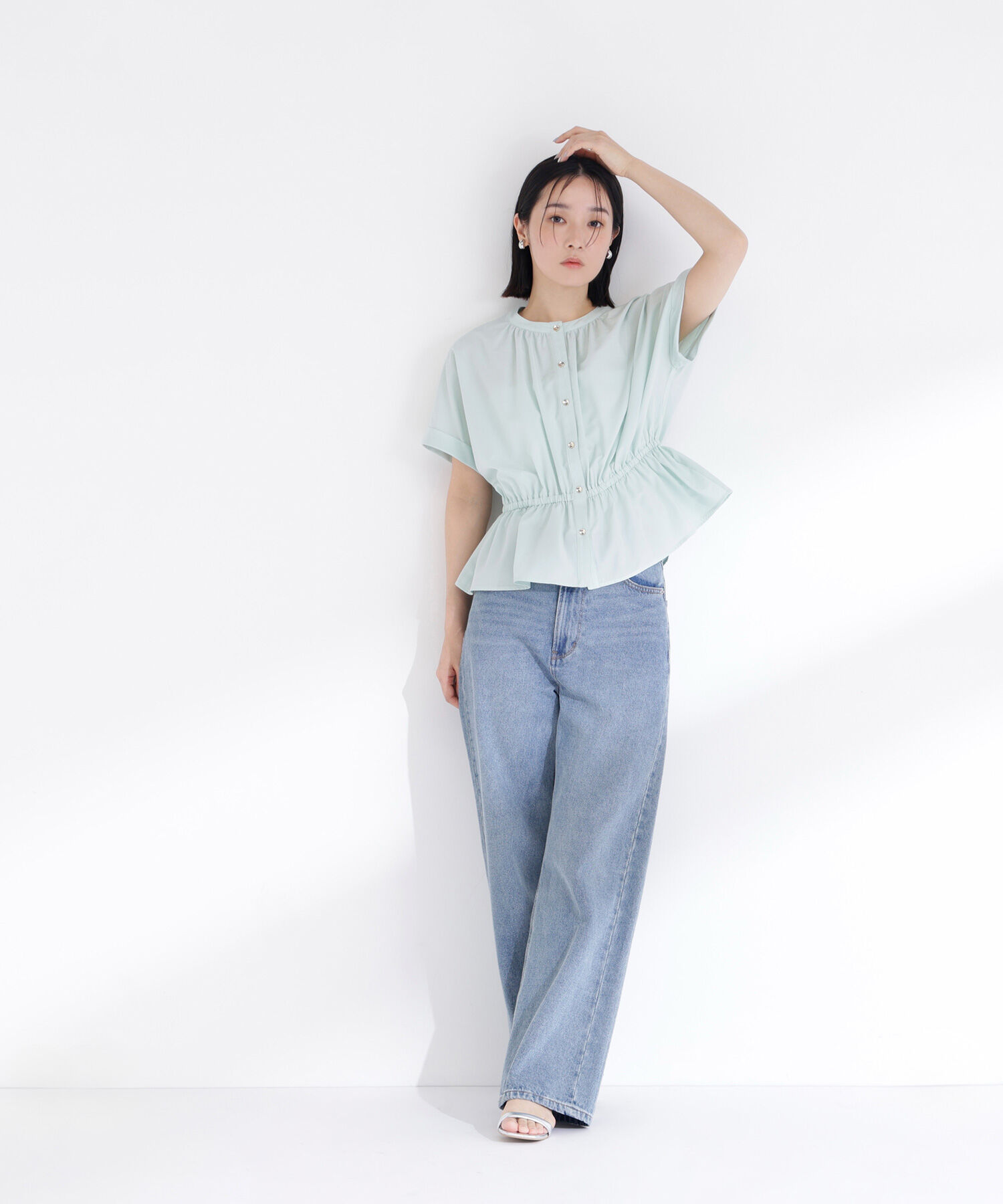  「〈ちょうど、いい服〉きゅっとふわっと。全部盛りブラウス」|シャツ・ブラウス|