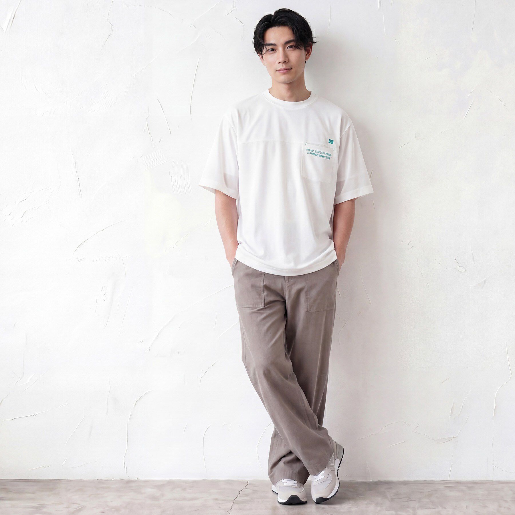 Dessin「【吸水速乾/UVカット】メッシュ素材 スポーティTシャツ」|Tシャツ・カットソー|