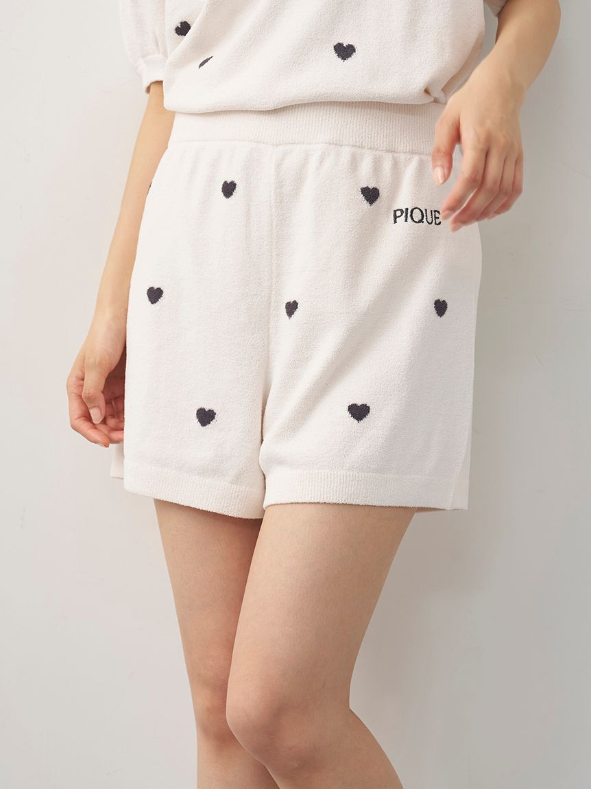 gelato pique「ハートロゴジャガードショートパンツ」|ルームウェア|