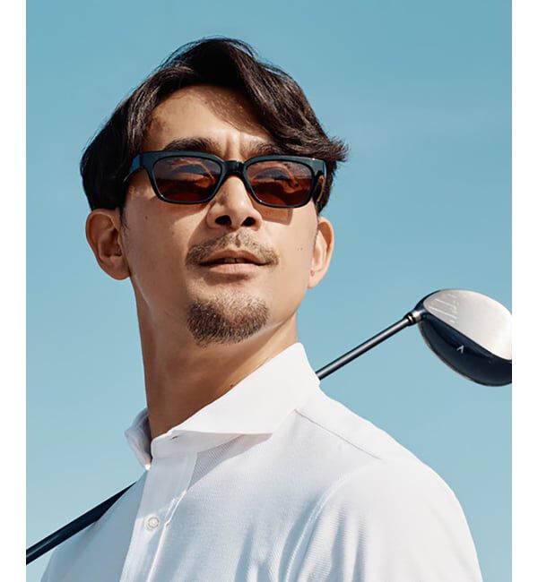  「WEB限定 SUNCUTGlasses/UV100％CUT ウェリントン型サングラス | CLAP CLICK搭載搭載 スポーツ・アウトドア」|サングラス|