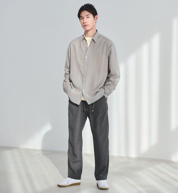 UNITED ARROWS green label relaxing「フィブリル ストライプ柄 長袖 ボックス シャツ」|シャツ・ブラウス|