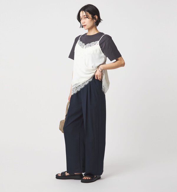 UNITED ARROWS green label relaxing「【結論シリーズ】ドライクロス ニーハイワイド マシンウォッシャブル ストレッチ 吸水速乾 通気性」|その他|
