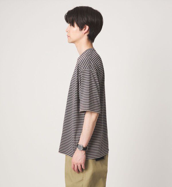 UNITED ARROWS green label relaxing「フェード ボーダー クルーネック 半袖 Tシャツ」|Tシャツ・カットソー|