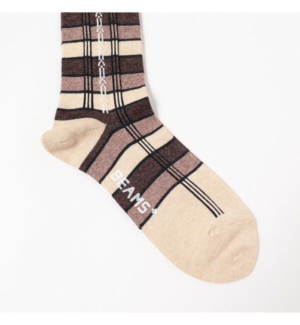 BEAMS PLUS「BEAMS PLUS / Stripe/Jacquard Socks」|ソックス|