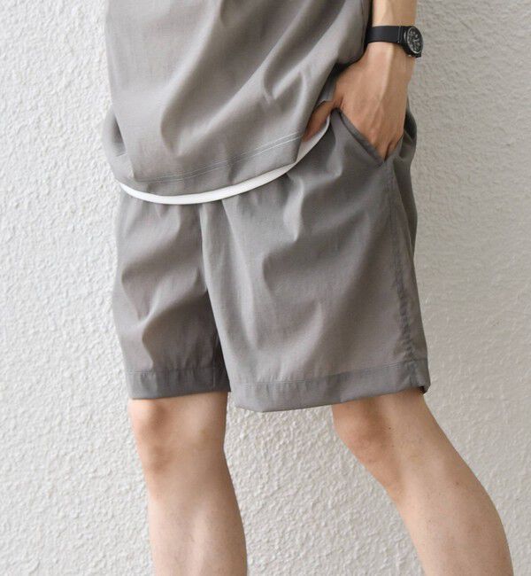 SHIPS any「SHIPS any:〈接触冷感/UVカット〉VEILICE イージーショーツ(セットアップ対応)◆」|その他|