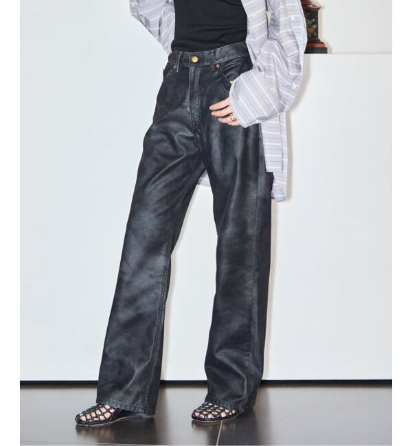  「LEE 別注 FAUX LEATHER パンツ」|その他|