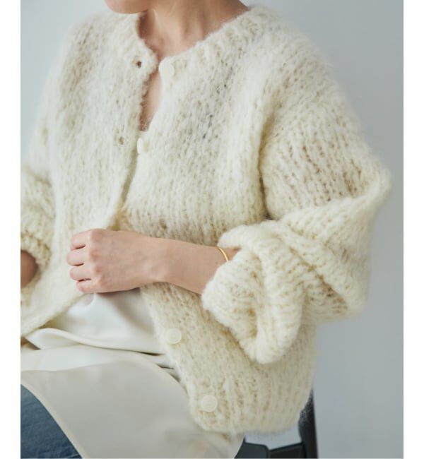 Plage「《予約》HAND KNIT ジャンボタム カーディガン」|カーディガン|