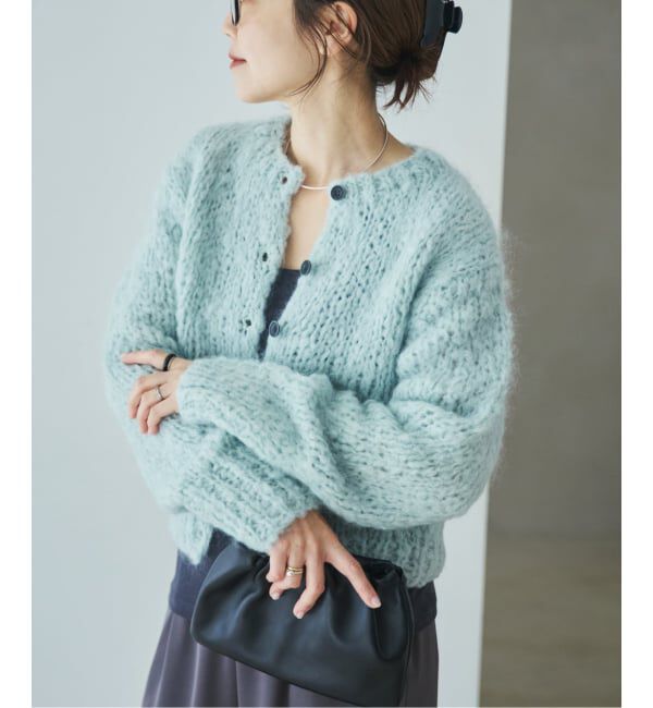 Plage「《予約》HAND KNIT ジャンボタム カーディガン」|カーディガン|