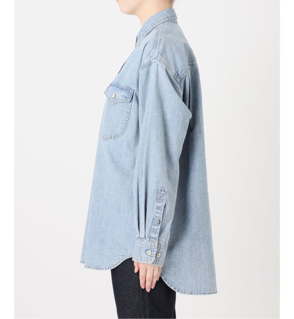 SLOBE IENA「《シリーズあり/予約》LEDENIM NOUVEAU BDU デニムシャツ」|シャツ・ブラウス|