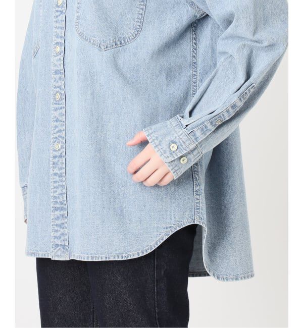 SLOBE IENA「《シリーズあり/予約》LEDENIM NOUVEAU BDU デニムシャツ」|シャツ・ブラウス|