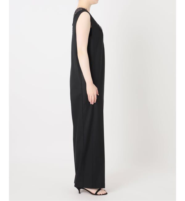 VERMEIL par iena「《一部カラーWEB限定／予約》Lace Neck オールインワン」|オールインワン|