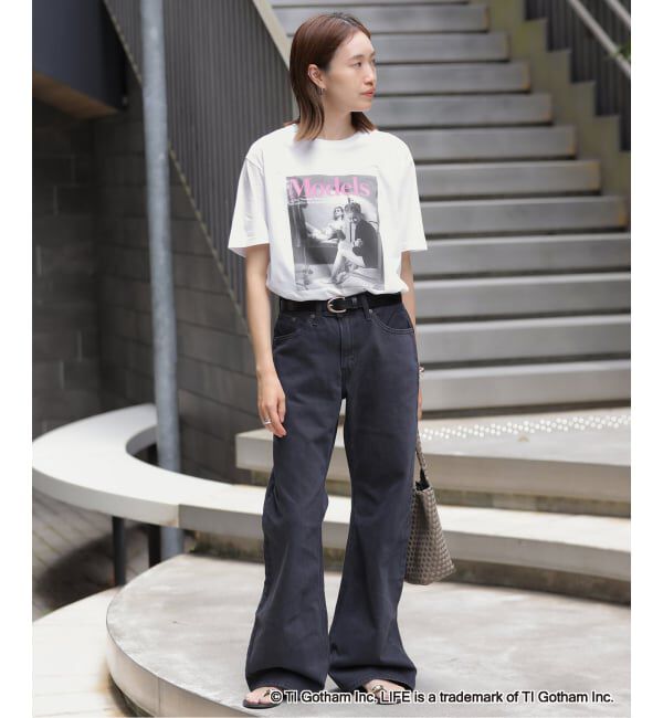 SLOBE IENA「GOOD ROCK SPEED SLOBE別注 LIFE PICTURE COLLECTION MODELS フォトTEE」|Tシャツ・カットソー|