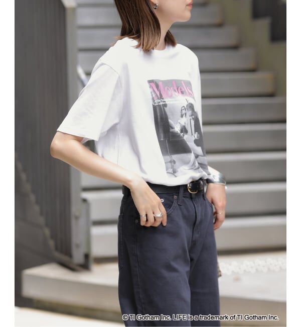 SLOBE IENA「GOOD ROCK SPEED SLOBE別注 LIFE PICTURE COLLECTION MODELS フォトTEE」|Tシャツ・カットソー|