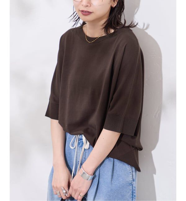 JOURNAL STANDARD「【UVカット/洗える/接触冷感】WASHABLE COOL UV ドルマンプルオーバー」|ニット・セーター|