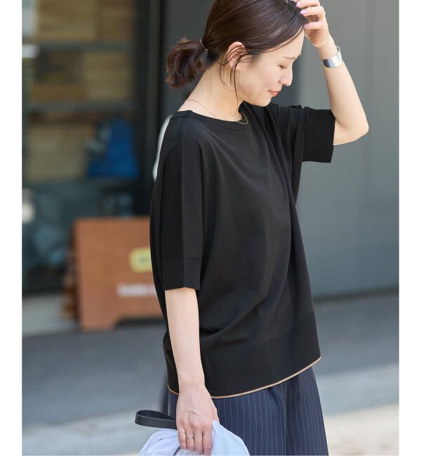 JOURNAL STANDARD「【UVカット/洗える/接触冷感】WASHABLE COOL UV ドルマンプルオーバー」|ニット・セーター|