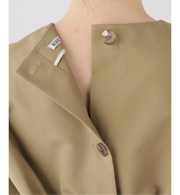 journal standard L'essage「RECTO/レクト OPEN BACK PEPLUM TOP (KHAKI BEIGE)  トップス RW26SWTP002BE」|シャツ・ブラウス|