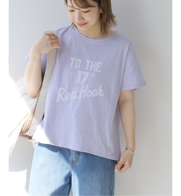 JOURNAL STANDARD relume「【HOLIDAYS COMFORT/ホリデーズ コンフォート】ラフィテンジクTEE」|Tシャツ・カットソー|パープル C
