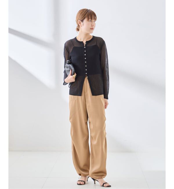 journal standard L'essage「スカシハリヌキカーディガン」|カーディガン|