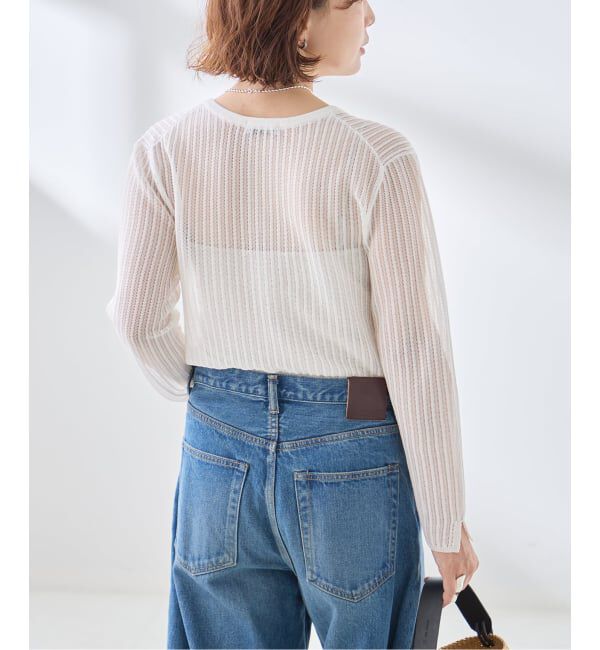 journal standard L'essage「スカシハリヌキカーディガン」|カーディガン|