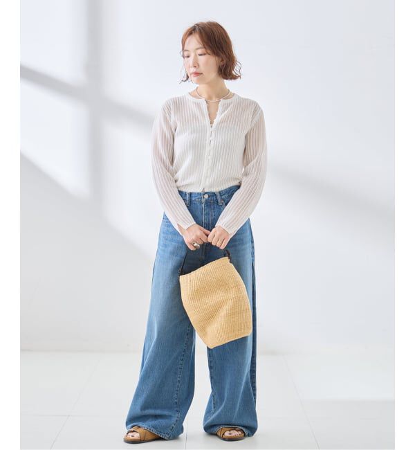 journal standard L'essage「スカシハリヌキカーディガン」|カーディガン|