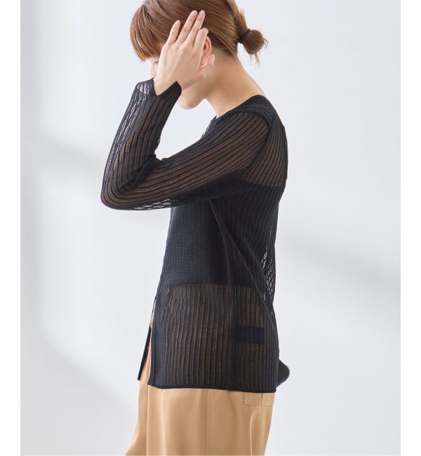 journal standard L'essage「スカシハリヌキカーディガン」|カーディガン|
