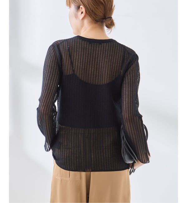 journal standard L'essage「スカシハリヌキカーディガン」|カーディガン|