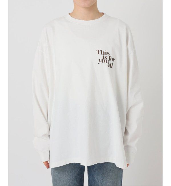 FRAMeWORK「≪追加≫【haru&times;FRAMeWORK】ロゴロンT2」|Tシャツ・カットソー|
