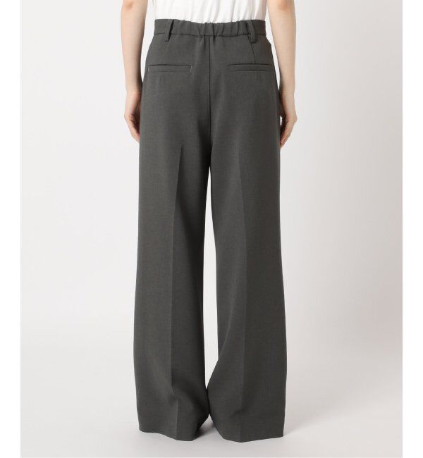 Spick and Span「≪追加≫ダブルクロスツータックパンツ」|スラックス|