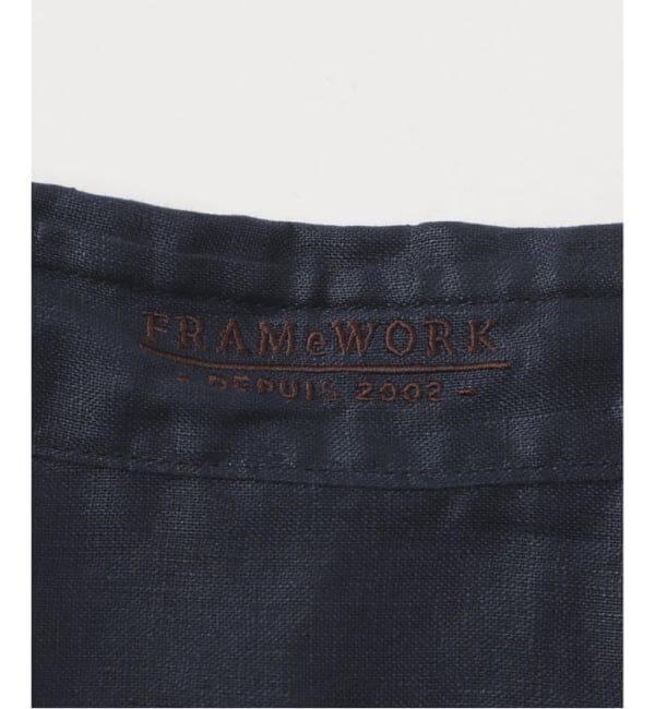 FRAMeWORK「≪新色 / 追加≫フレンチリネンレギュラーシャツ2」|シャツ・ブラウス|