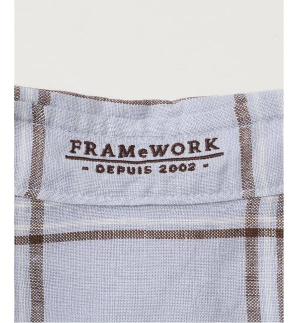 FRAMeWORK「≪新色 / 追加≫フレンチリネンレギュラーシャツ2」|シャツ・ブラウス|