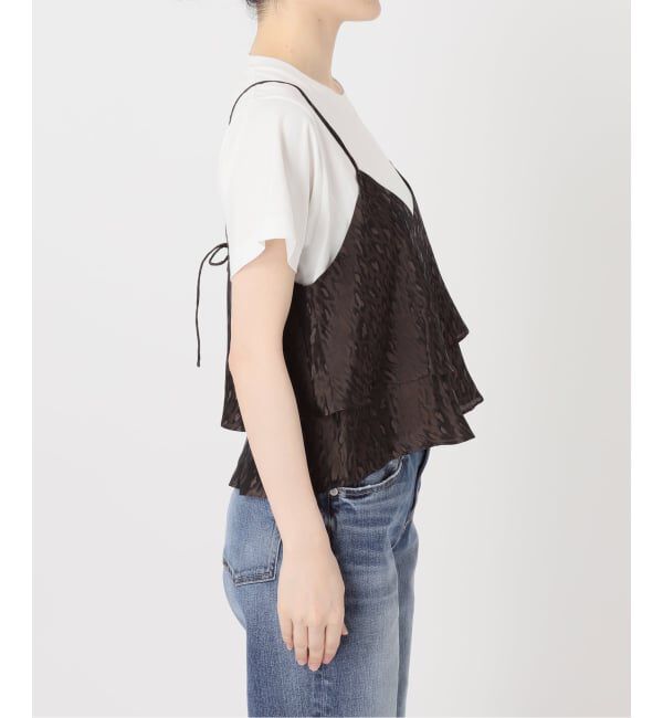 Spick and Span「《追加予約》TICCA / ティッカ 2wayレオパードビスチェ」|キャミソール|