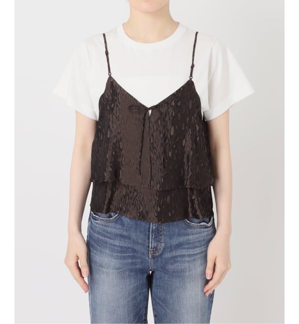 Spick and Span「《追加予約》TICCA / ティッカ 2wayレオパードビスチェ」|キャミソール|