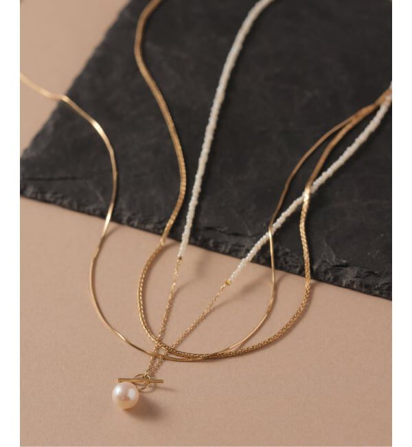 Lilas by Spick&Span「《予約》コンパクトチェーン38cmネックレス K10」|ネックレス|