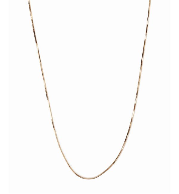Lilas by Spick&Span「《予約》コンパクトチェーン38cmネックレス K10」|ネックレス|