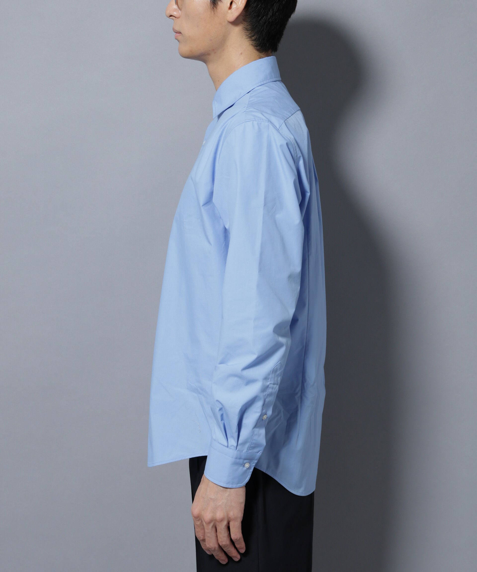 nano･universe「「N shirt」Anti Soaked(R)汗染み防止セミワイドカラーシャツ長袖」|シャツ・ブラウス|