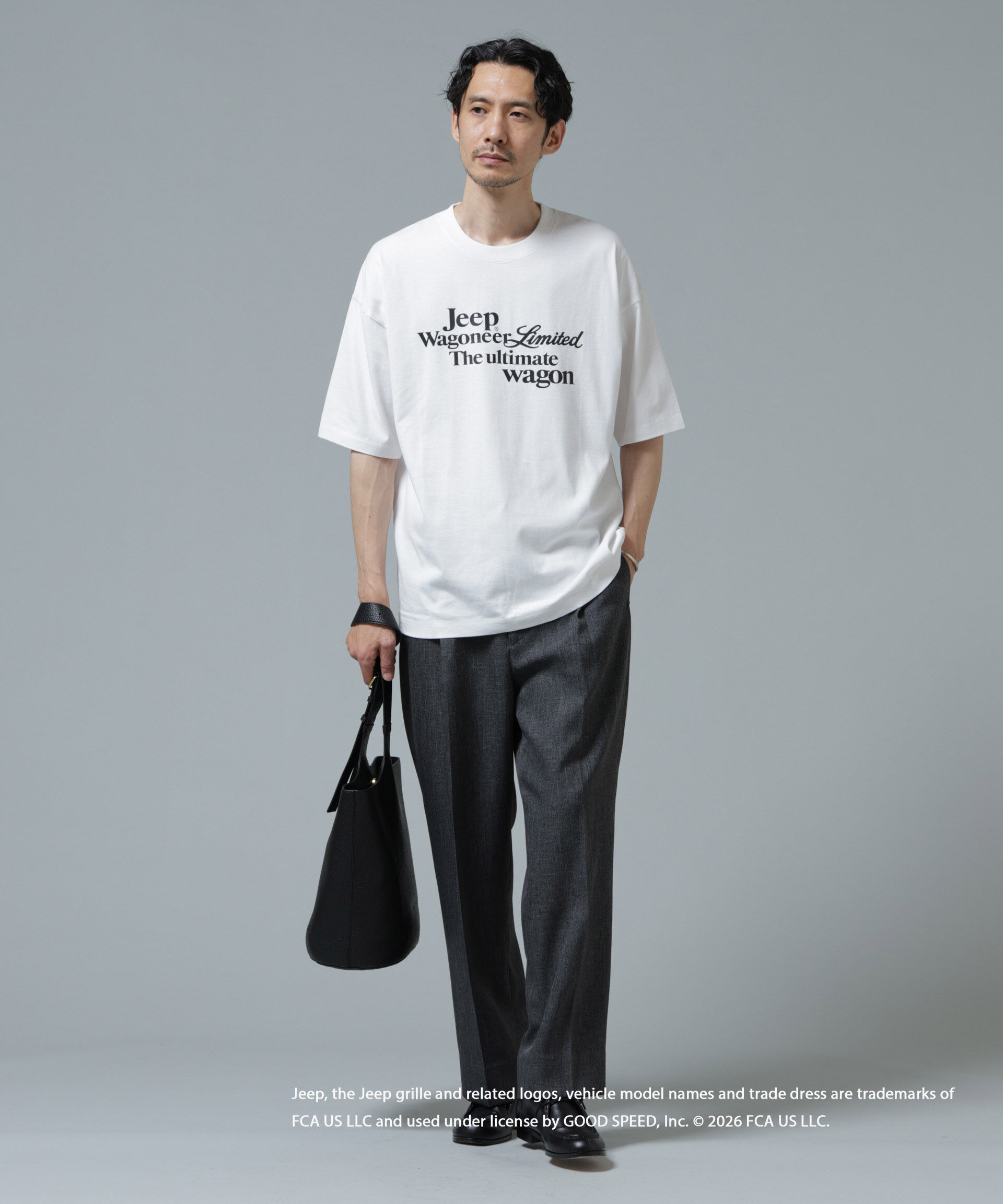 nano･universe「GOOD ROCK SPEED&times;Anti Soaked(R) 汗染み防止 ジープ Tシャツ」|Tシャツ・カットソー|