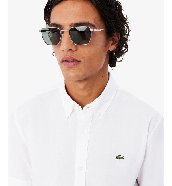 LACOSTE「ショートスリーブポプリンシャツ」|シャツ・ブラウス|