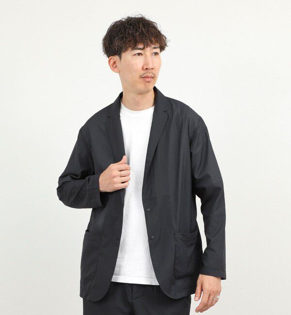 NOLLEY'S goodman「《ビジカジ/セットアップ対応》軽量シアーリップストップ ジャケット 26SS」|テーラードジャケット|