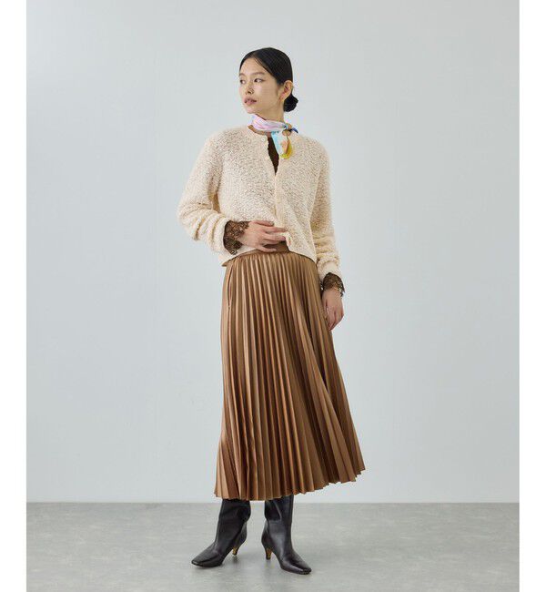 ROPE「【COOHEM(コーヘン)】 COTTON FANCY YARN KNIT CARDIGAN」|カーディガン|