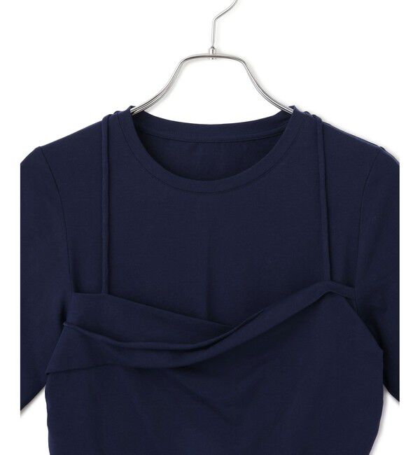 ADAM ET ROPE'「【WEB限定】ベアトップレイヤードカットソー」|Tシャツ・カットソー|