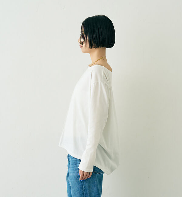 Rouge vif「綿ポリ天竺万能カットプルオーバー」|Tシャツ・カットソー|