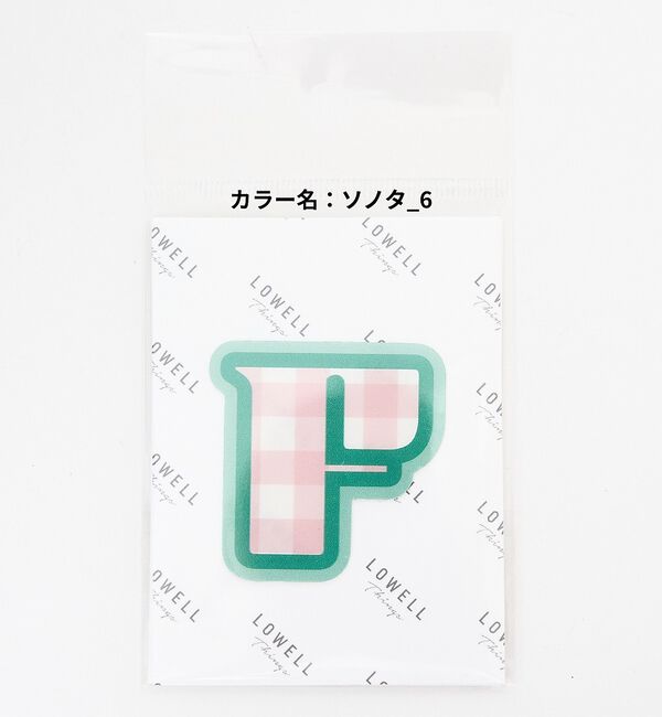 LOWELL things「アルファベットステッカー（A-G）/Mサイズ/推し活」|その他|