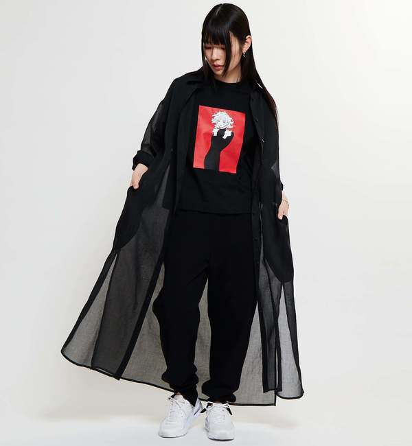 Soffitto「《コラボ》【Soffitto&times;TINDA】ギャザーシャツワンピース」|その他|