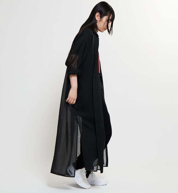 Soffitto「《コラボ》【Soffitto&times;TINDA】ギャザーシャツワンピース」|その他|