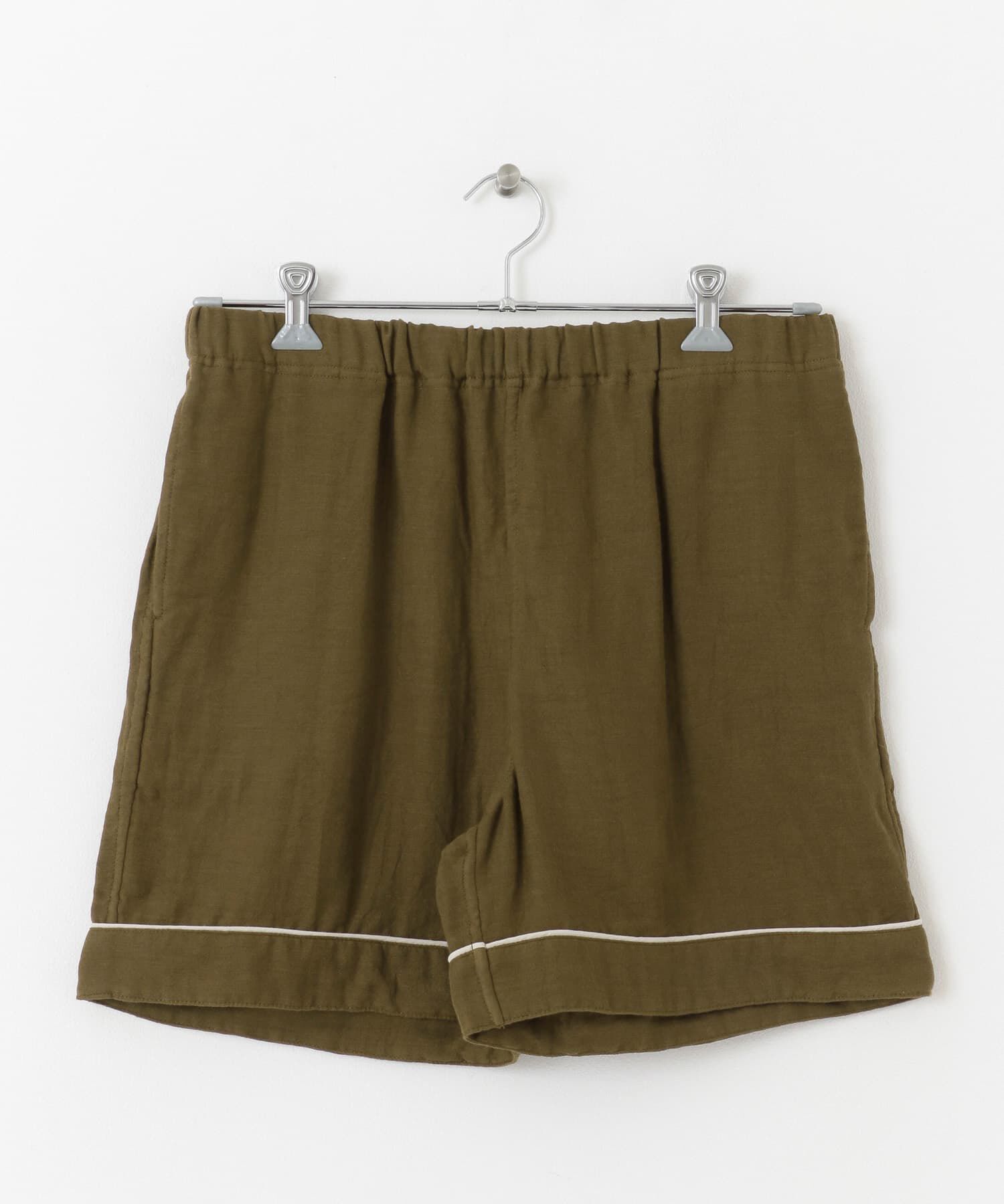 URBAN RESEARCH「URBAN RESEARCH&times;UCHINO　ソフトタッチガーゼパジャマショートパンツ M」|ルームウェア|カーキ