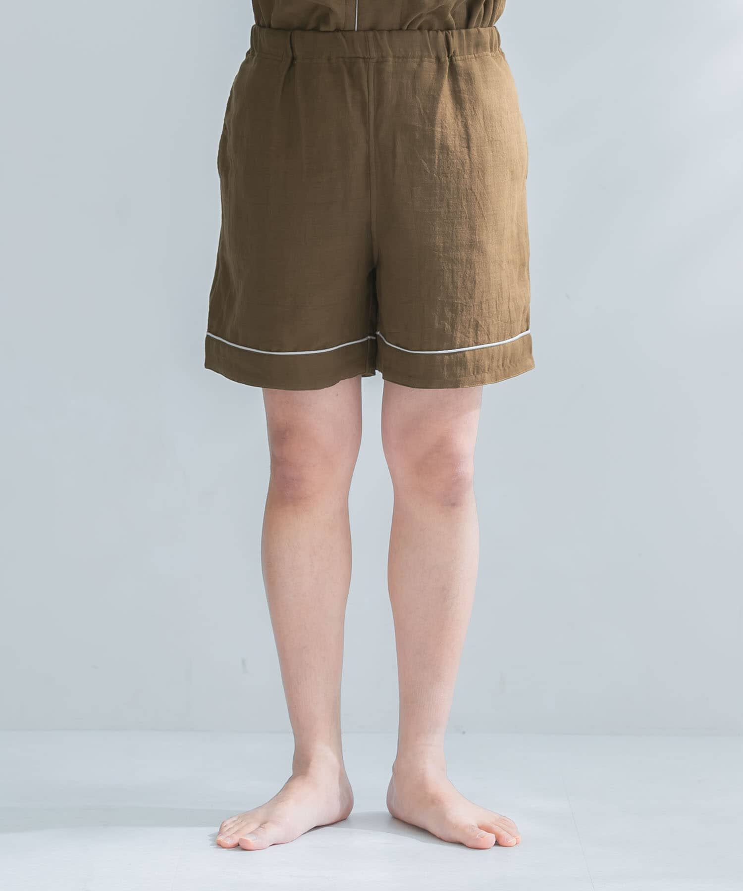 URBAN RESEARCH「URBAN RESEARCH&times;UCHINO　ソフトタッチガーゼパジャマショートパンツ M」|ルームウェア|