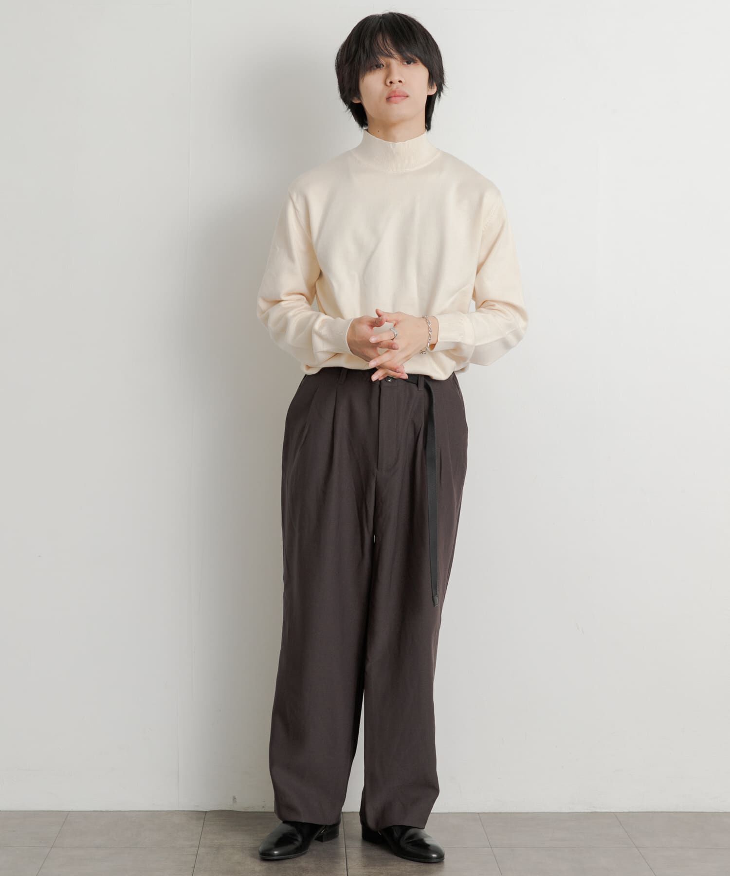 SENSE OF PLACE by URBAN RESEARCH「ウールライクダブルタックワイドパンツ」|その他|