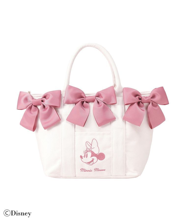 Maison de FLEUR「Minnie Mouse/ボリュームリボン2Wayトート」|トートバッグ|