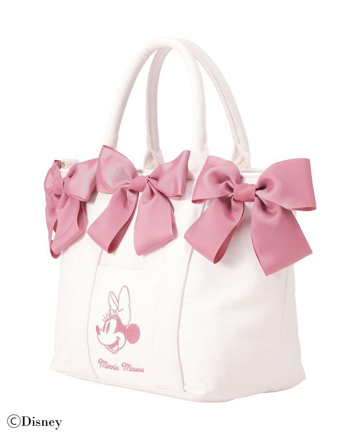Maison de FLEUR「Minnie Mouse/ボリュームリボン2Wayトート」|トートバッグ|
