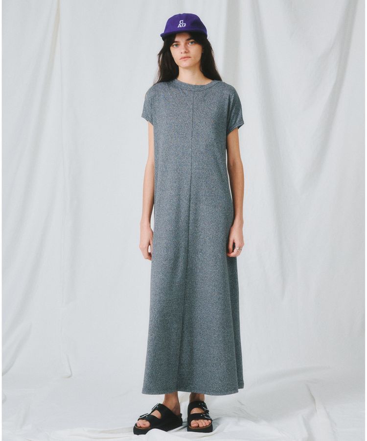GARAGE OF GOOD CLOTHING「【日本製】ネックスラッシュ2wayカットドレス」|ワンピース|Gray